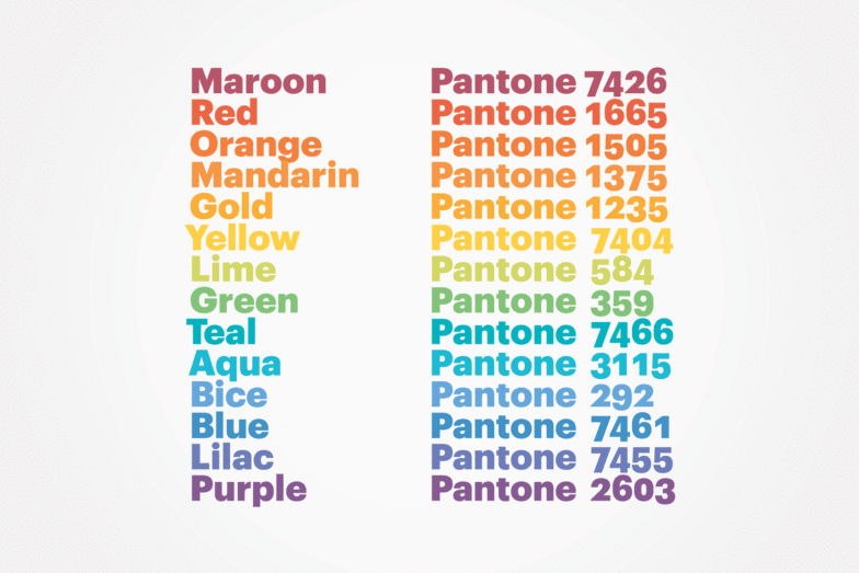 Mindfulness Everywhere, Buddhify colours